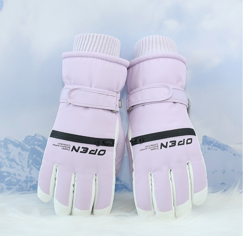 " Winter Outdoor Windproof Waterproof Thermal Sport Cycling  Ski Gloves "